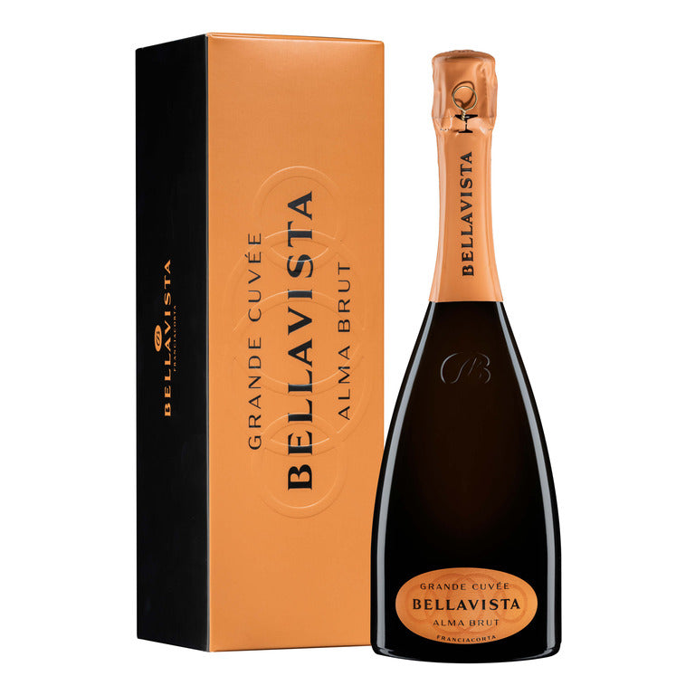 BELLAVISTA SPUMANTE GRANDE CUVÉE 75CL (6 pz) ALMA BRUT FRANCIACORTA ASTUCCIATA